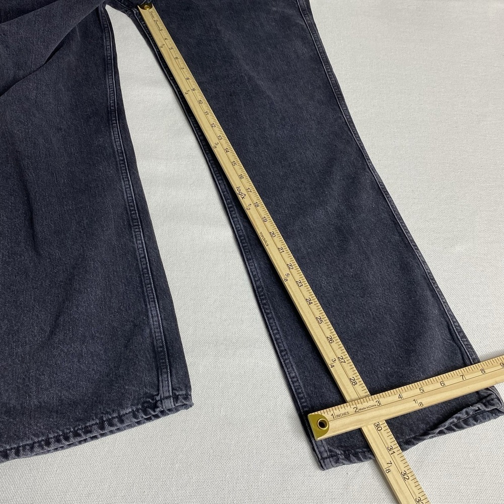 Citizens of Humanity Daphne High Rise Straight Stovepipe Leg Jeans Sz 31 Black - Picture 9 of 15